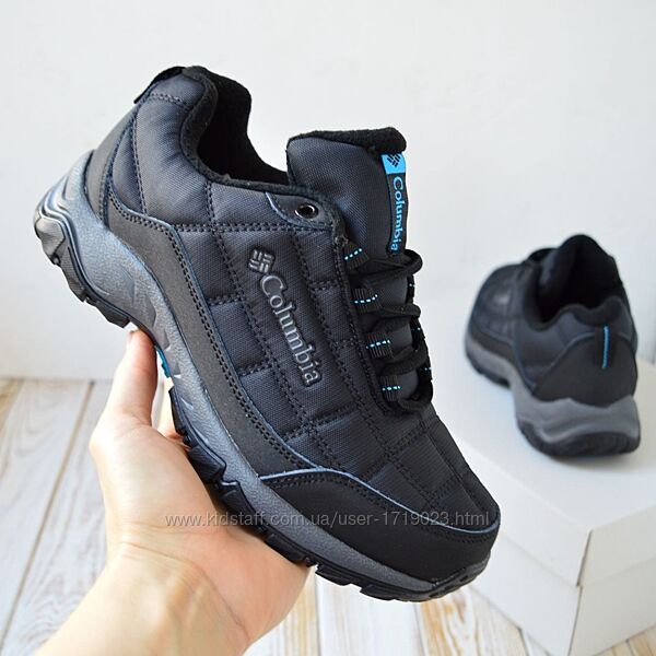 Columbia Firecamp Black Blue термо кросівки жіночі зимові коламбия кроссовк