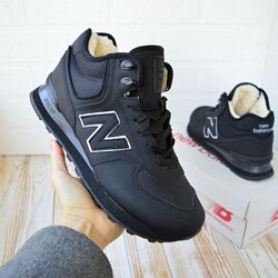 New Balance 574 кросівки чоловічі утеплені зимові кроссовки