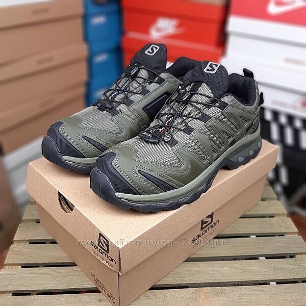 Salomon XA Forces Gore-tex хакі з чорним термо кросівки чоловічі зимові