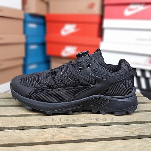 The North Face BOA Gore-tex чорні кросівки чоловічі зимові термо кроссовки