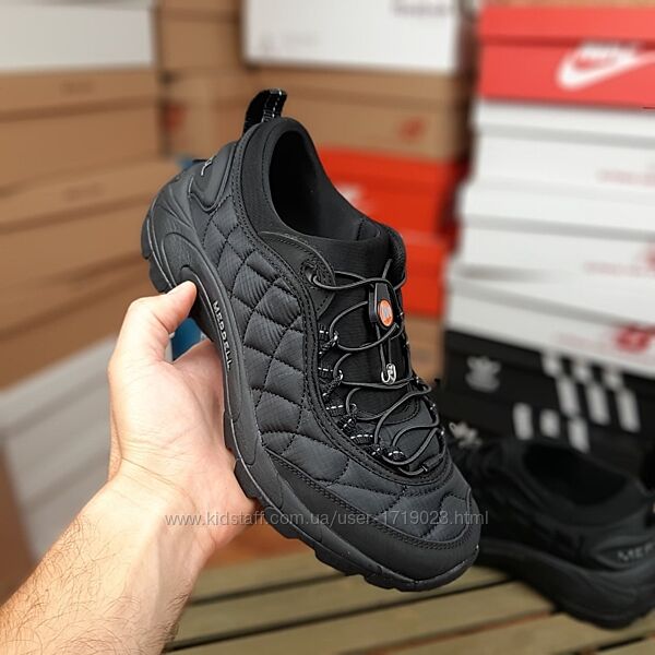 Merrell Ice Cap Moc IIІ Stretch Low чорні термо кросівки чоловічі мерел