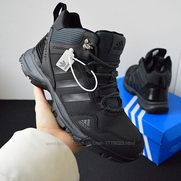Adidas Terrex Climaproof Black кросівки з хутром чоловічі адідас терекс