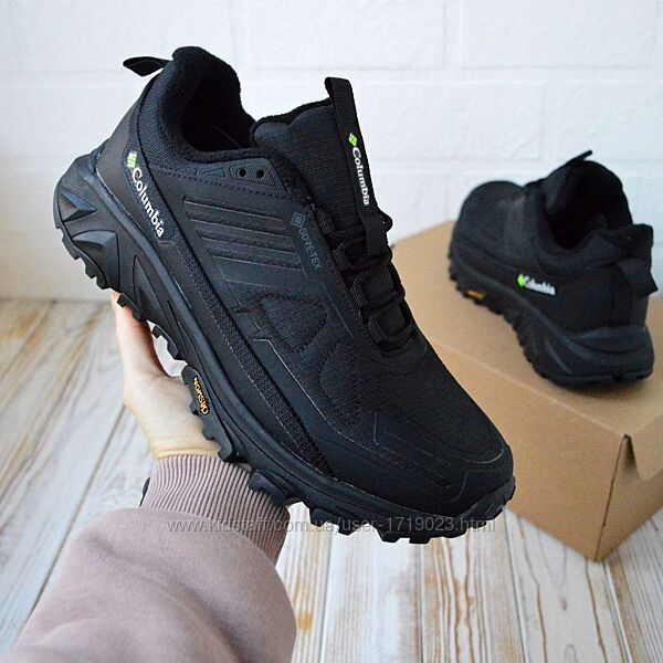 Columbia Nonsplip Goretex Black термо кросівки коламбія кроссовки кросовки