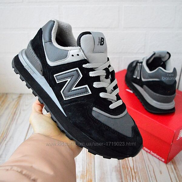 New Balance 574 Legacy Black Gray термо кросівки чоловічі нью беленс