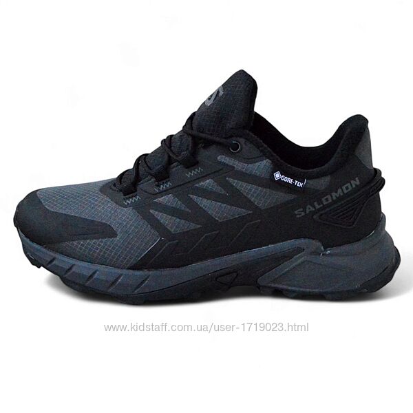Salomon Goretex Black Gray термо кросівки чоловічі термо кроссовки зимові