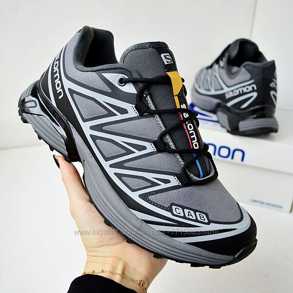 Salomon xt-6 Gray Black термо кросівки чоловічі зимові саломон кроссовки