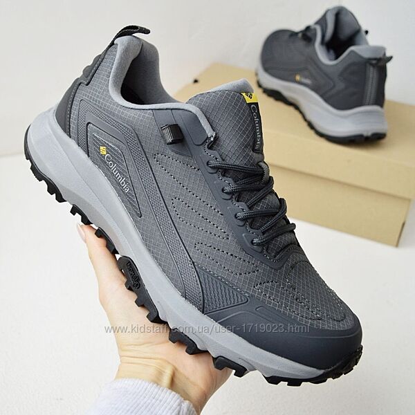 Columbia Waterproof Gray сірі термо зимові кросівки чоловічі кроссовки