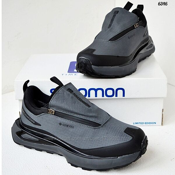 Salomon Odyssey Goretex Gray Black термо кросівки чоловічі зимові саломон