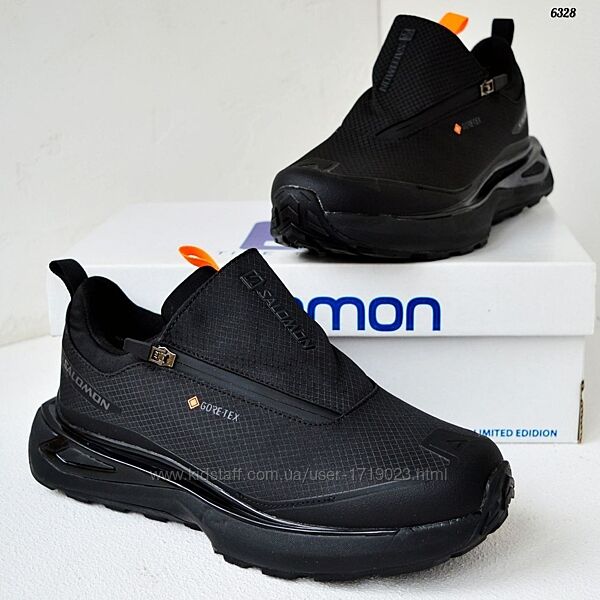 Salomon Odyssey Goretex Black Orange термо кросівки чоловічі саломон кроссо