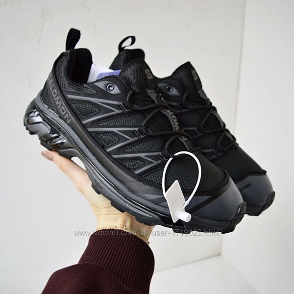 Salomon xt-6 Expance Black Gray чорні термо кросівки чоловічі саломон кросс