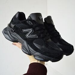 New Balance 9060 Black чорні кросівки чоловічі нью беленс кроссовки