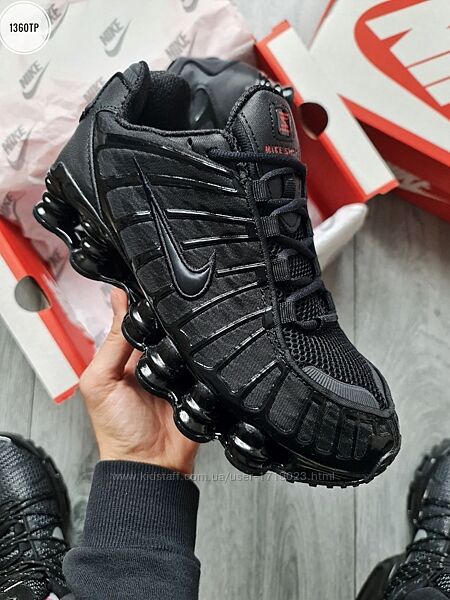 Nike Shox TL Black чоловічі кросівки найк кроссовки мужские ТОП якістть
