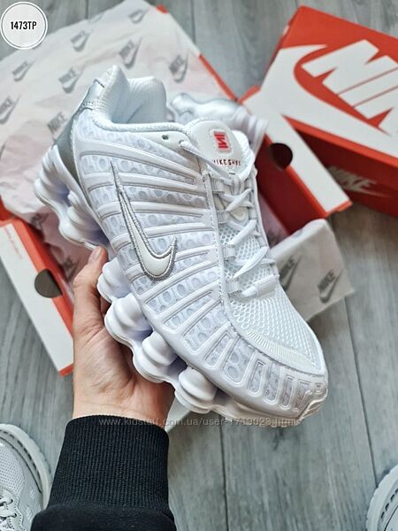 Nike Shox TL White чоловічі кросівки найк ТОП якість кроссовки мужские