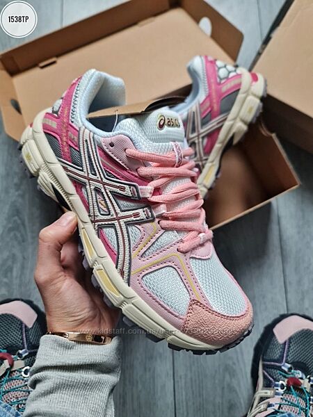 Asics Gel Kahana 8 White Pink кросівки жіночі асікс асикс жіночі кроссо