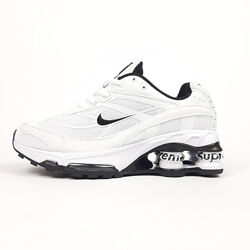 Nike Shox Ride 2 Supreme білі з чорним кросівки найк чоловічі кроссовки