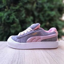 Puma Suede XL Crush Preserves сірі кросівки жіночі пума кроссовки кросовки
