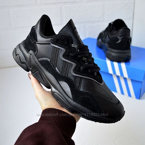 Adidas OZWEEGO Black чорні кросівки чоловічі адідас адидас кроссовки