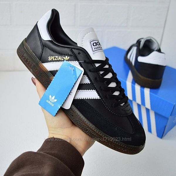 Adidas Spezial Black White чорні з білим кросівки чоловічі адідас адидас