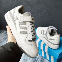 Adidas Forum LOW White Gray кросівки чоловічі адідас адидас форум кроссовки