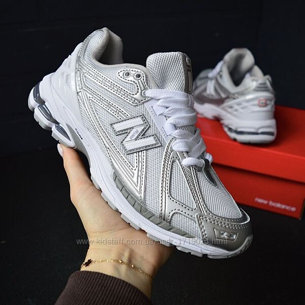 New Balance 1906R White Gray Білі з сірим кросівки жіночі нью беленс