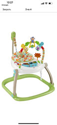 Портативное кресло-прыгунки Fisher-Price Джунгли