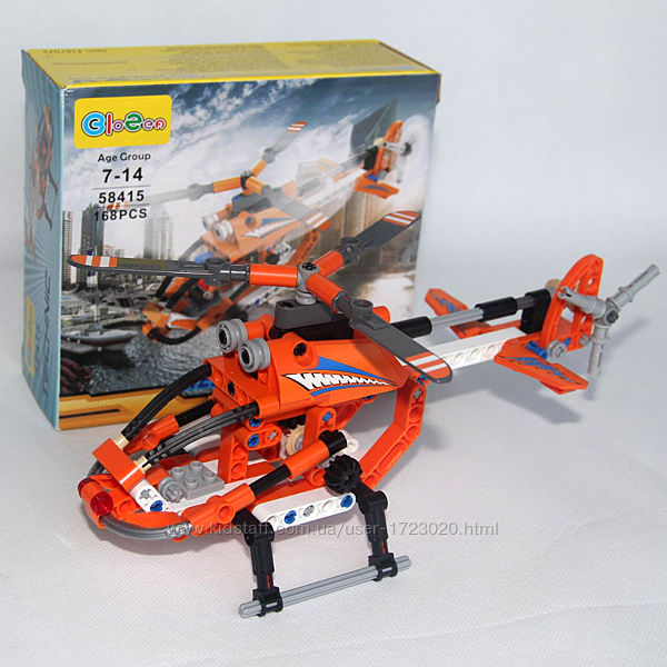 Конструктор аналогічний Lego Technic Рятувальний вертоліт GloSea 58415