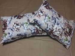теплі наволочки з фланелі - квіти, 100 бавовна, є усі розмри