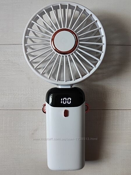 Портативний ручний акумуляторний вентилятор yh-2 із led екраном