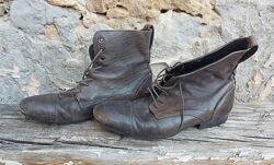 Високі шкіряні черевики Zara, р.44