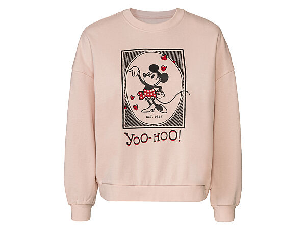 Світшот з начосом для жінки Disney Minnie Mouse 426434 рожевий