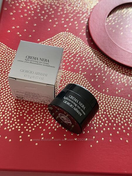 Крем для очей Giorgio Armani Crema Nera Light Reviving Eye Cream. Оригінал