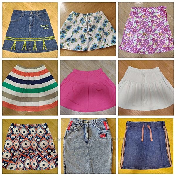 Юбки на 6-12 лет, есть новые