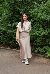 Сатинова спідниця uniqlo s та м