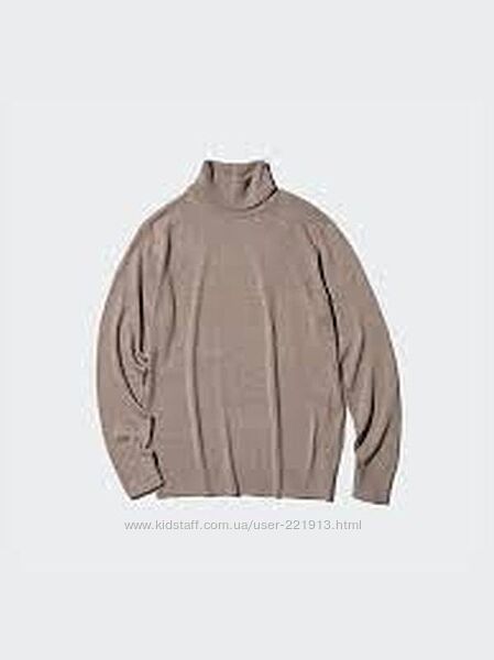 Uniqlo гольф водолазка вовна меріноc шерсть