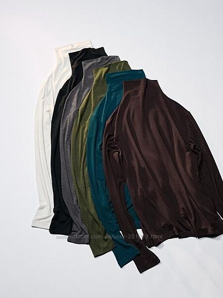 Термогольф uniqlo з кашеміром heattech extra warm cashmere blend