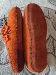 Домашні валяні капці ручної роботи