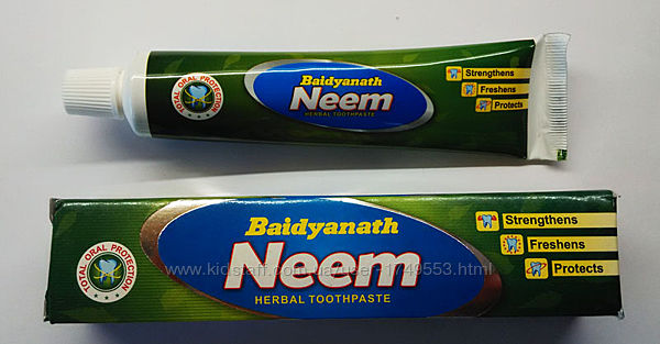 Аюрведическая Зубная паста Ним Бадьянатх /   Badyanath Neem Toothpaste 