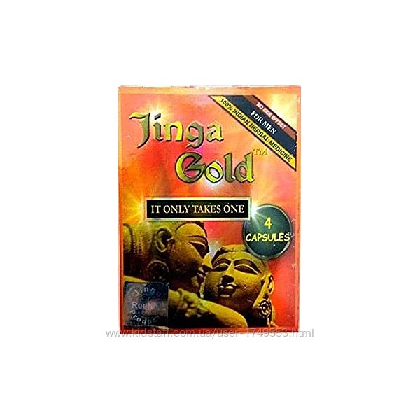 Jinga Gold REEHA HERBAL,  Золотые капсулы  мужская сила