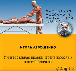 Игорь Атрощенко Универсальная правка черепа взрослых и детей снежок