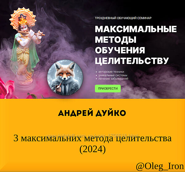 Андрей Дуйко 3 максимальних метода целительства 2024