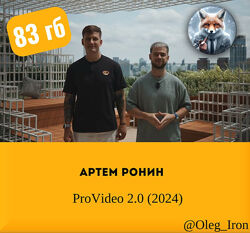  Артем Ронин  ProVideo 2.0 2024
