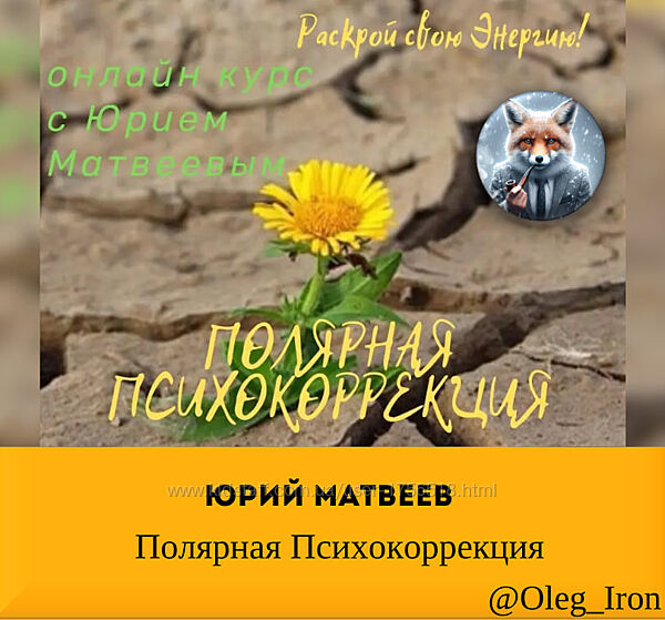  Юрий Матвеев  Полярная Психокоррекция 