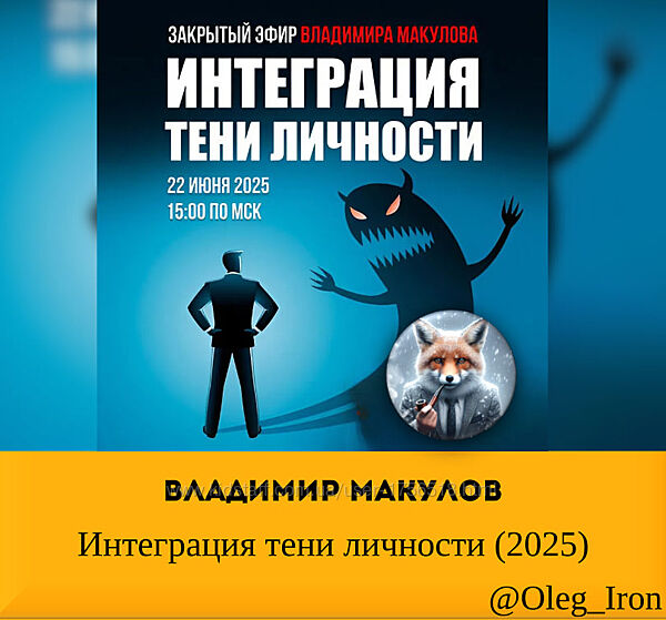 Владимир Макулов Интеграция тени личности 2025
