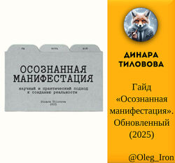 Динара Тиловова Гайд Осознанная манифестация. Обновленный 2025 пдф