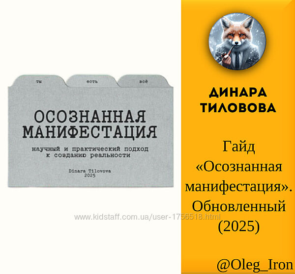 Динара Тиловова Гайд Осознанная манифестация. Обновленный 2025 пдф