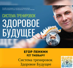 Егор Пенкин Fit Therapy Система тренировок Здоровое Будущее