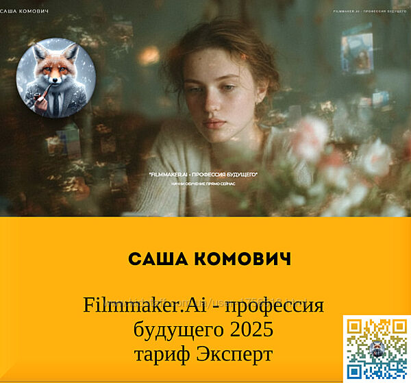 Саша Комович Filmmaker. Ai - профессия будущего Эксперт 2025 декабрь