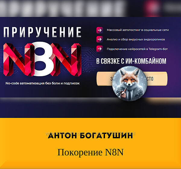 Антон Богатушин Покорение N8N