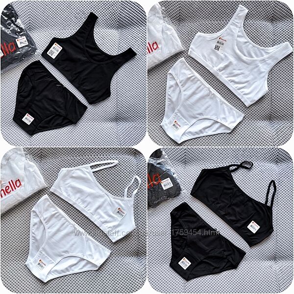 Комплект топ і трусики donella 6-13р, топік і труси туреччина