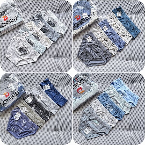 Трусики плавки на 2-3р. donella труси сліпи хлопчачі бавовняні туреччина